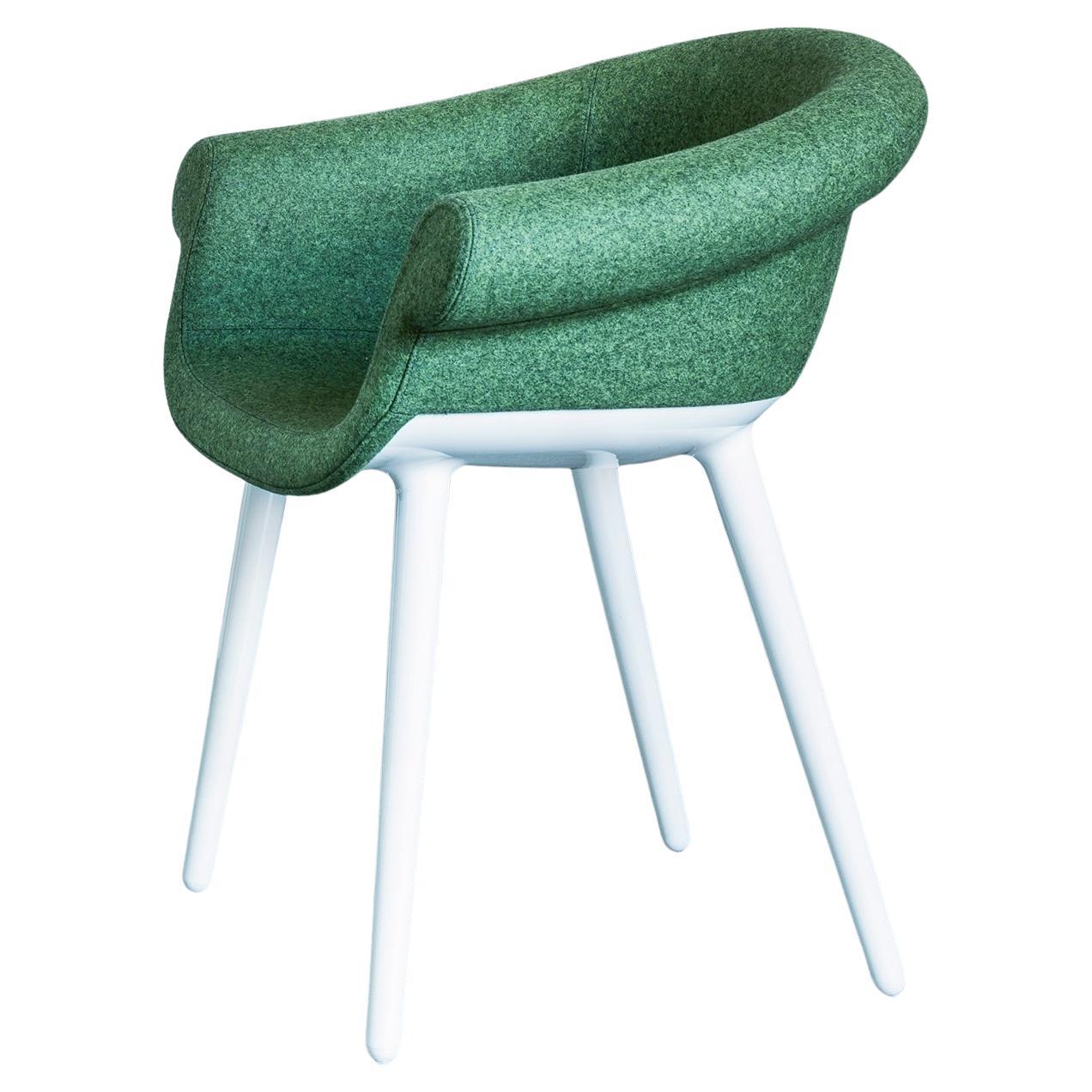 Magis Cyborg Lord Chair with arms Marcel Wanders Polycarbonate and Green Kvadrat