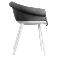 Magis Cyborg Lord Chaise avec accoudoirs Marcel Wanders Polycarbonate Dark Grey Kvadrat