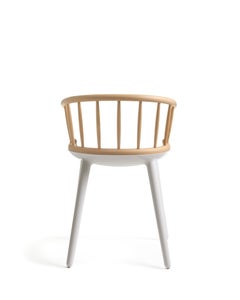 Magis Cyborg Stick Chair with Arms by Marcel Wanders in Polycarbonate and Ash