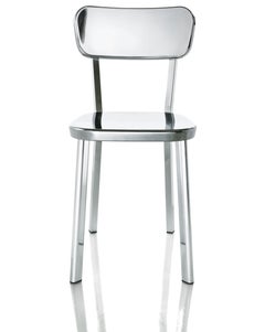 Magis Déjà-vu Chair by Naoto Fukasawa in Polished Aluminum