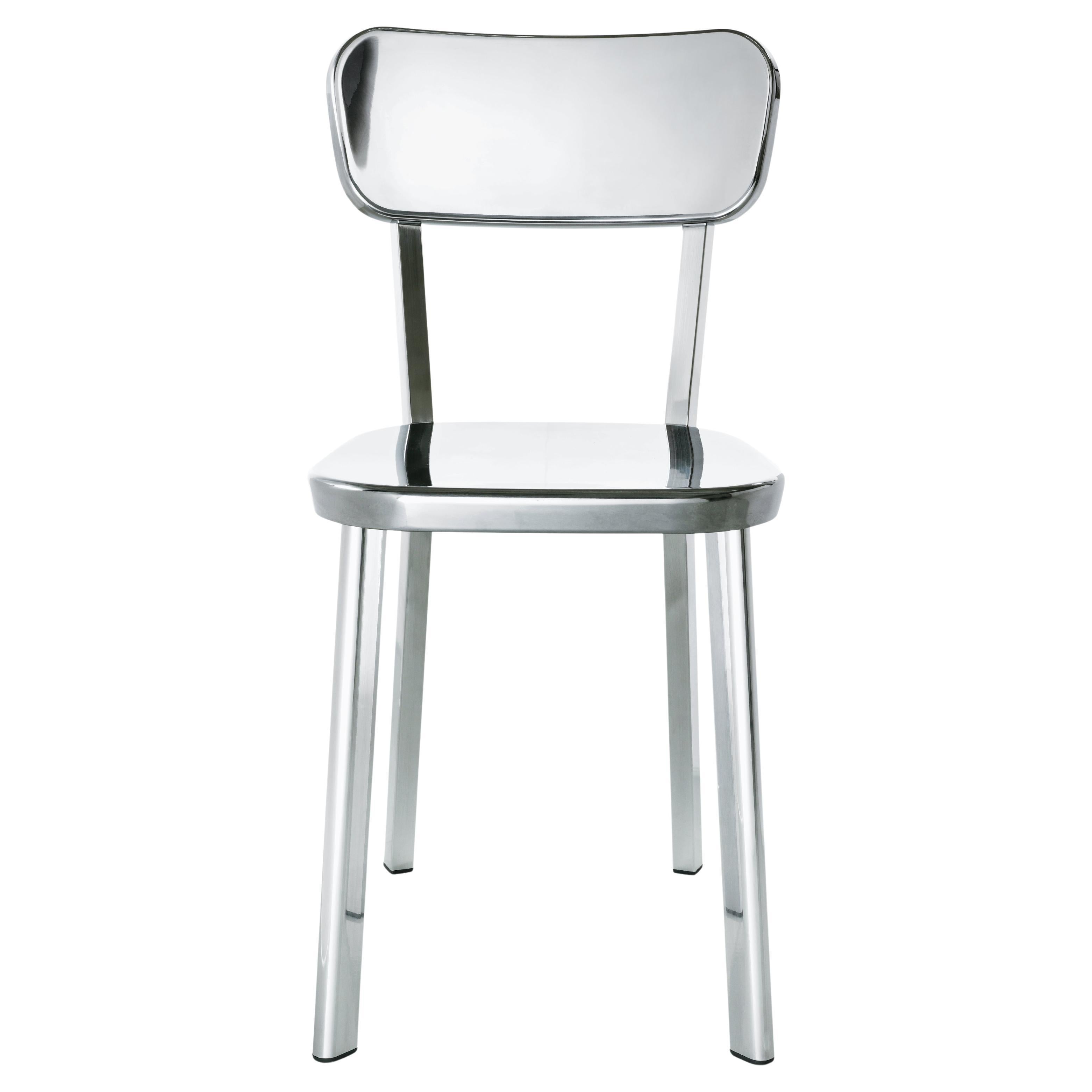Magis Déjà-vu Chair by Naoto Fukasawa in Polished Aluminum