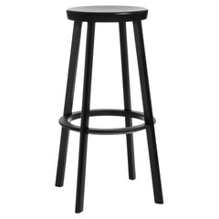 Magis Déjà-vu Métal Bar Stool H 78 cm 30.7 in - Naoto Fukasawa - Black