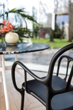 Magis Milà Chair with Arms by Jaime Hayón - Black - Set of 4 chairs