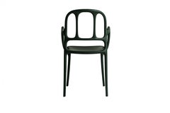 Magis Milà Chair with Arms by Jaime Hayón - Dark green - Set of 4 chairs
