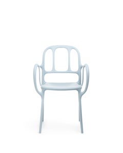 Magis Milà Chair with Arms by Jaime Hayón - Light blue - Set of 4 chairs