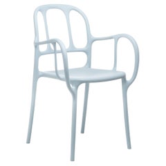 Magis Milà Chair with Arms by Jaime Hayón - Light blue - Set of 4 chairs
