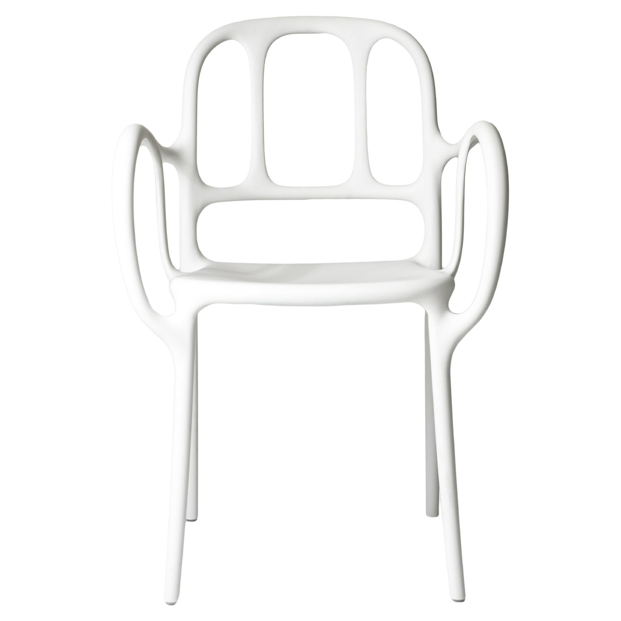 Silla con Brazos Magis Milà de Jaime Hayón - Blanca - Juego de 4 sillas en venta