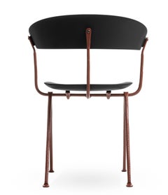 Magis Officina Chair - Ronan & Erwan Bouroullec Brown Iron - Black Polypropylene