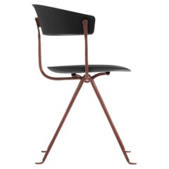 Magis Officina Chair - Ronan & Erwan Bouroullec Brown Iron - Black Polypropylene