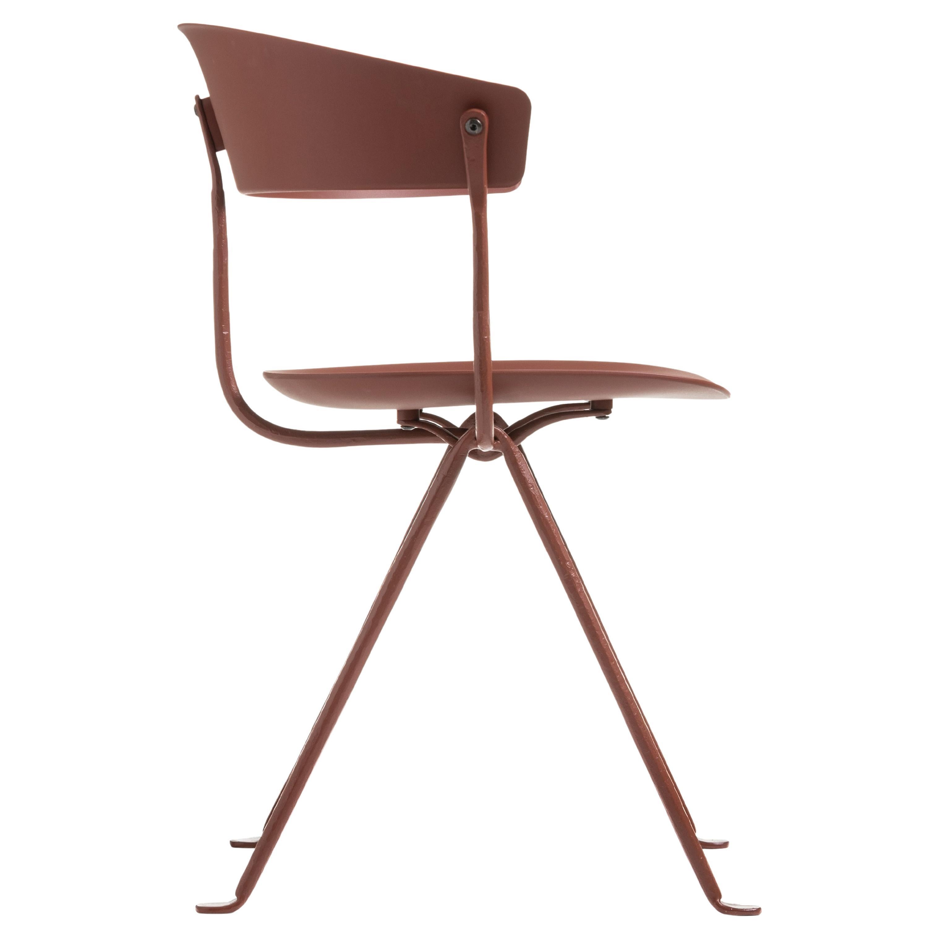 Magis Officina Chair - Ronan & Erwan Bouroullec Brown Iron - Brown Polypropylene