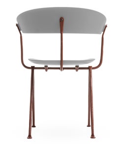 Magis Officina Chair - Ronan & Erwan Bouroullec Brown Iron - Grey Polypropylene
