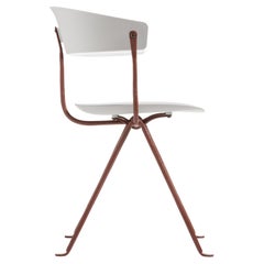 Magis Officina Chair - Ronan & Erwan Bouroullec Brown Iron - White Polypropylene
