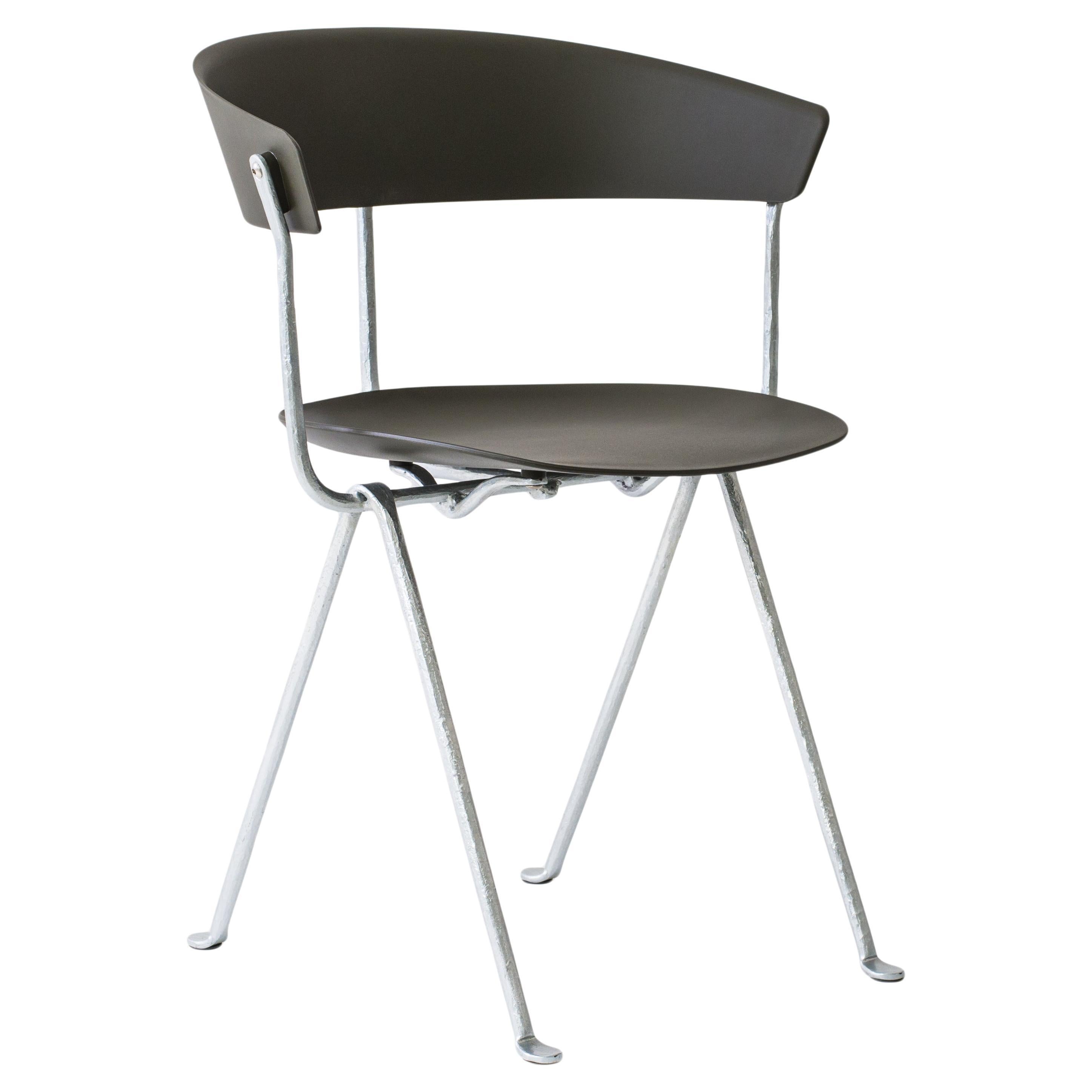 Magis Officina Chair - Ronan & Erwan Bouroullec Iron - Grey Polypropylene For Sale
