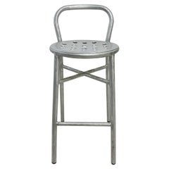 Magis Pipe Bar Stool Perforated Aluminum by Jasper Morrison