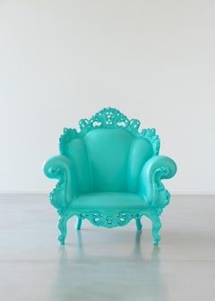 Fauteuil d'extérieur postmoderne italien « Magis Proust » d'Alessandro Mendini, vert
