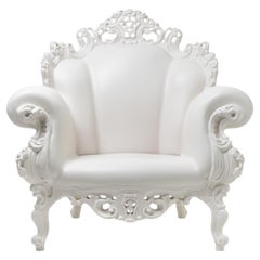 Fauteuil d'extérieur postmoderne italien « Magis Proust » d'Alessandro Mendini, blanc