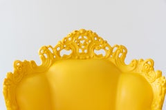 Fauteuil d'extérieur postmoderne italien « Magis Proust » d'Alessandro Mendini, jaune