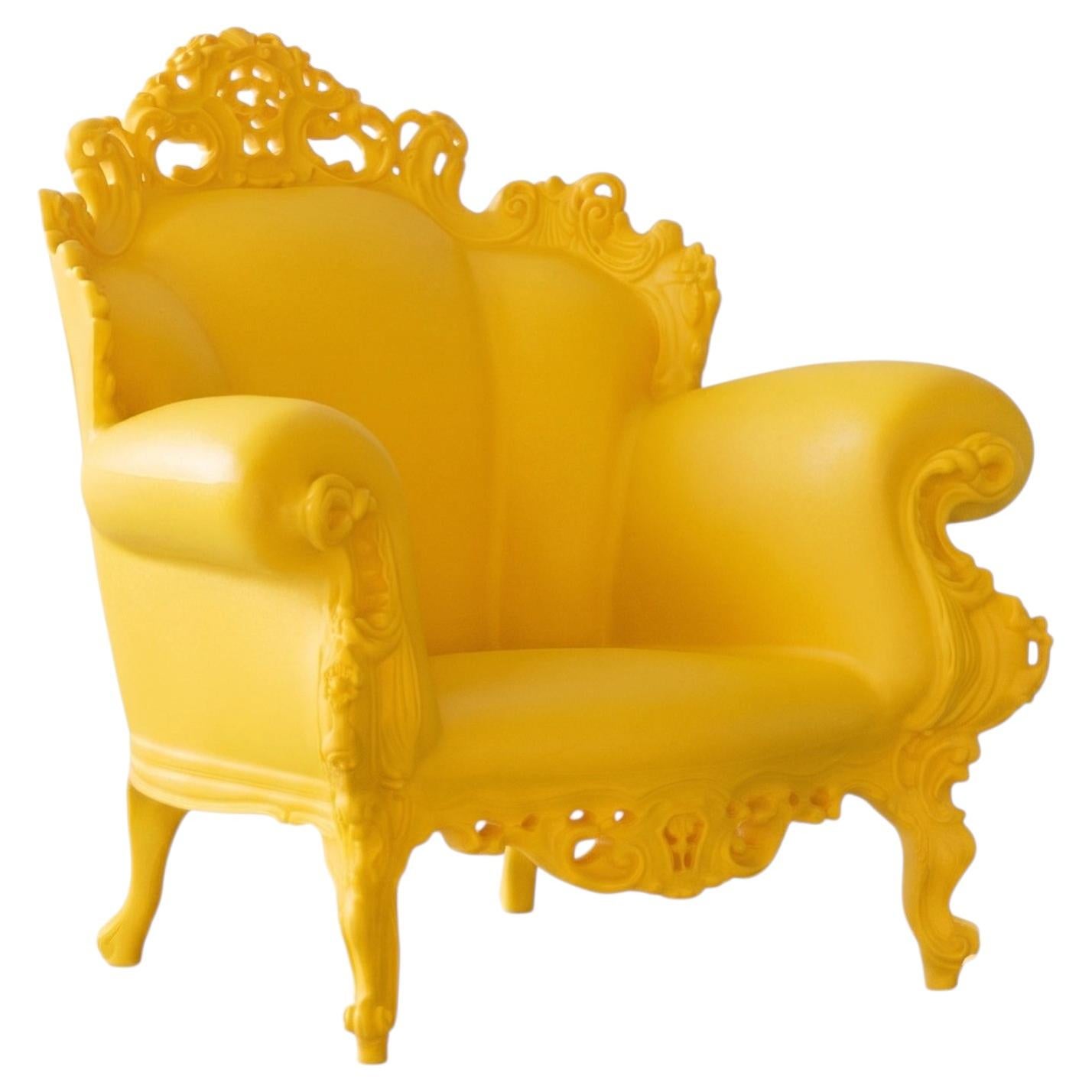 Fauteuil d'extérieur postmoderne italien « Magis Proust » d'Alessandro Mendini, jaune en vente