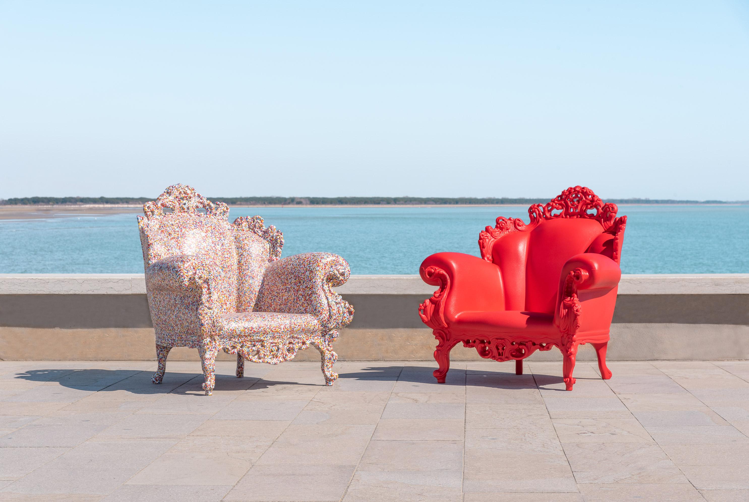 Magis Proust: niedriger Stuhl in mehrfarbigem Design von Alessandro Mendini im Angebot 5
