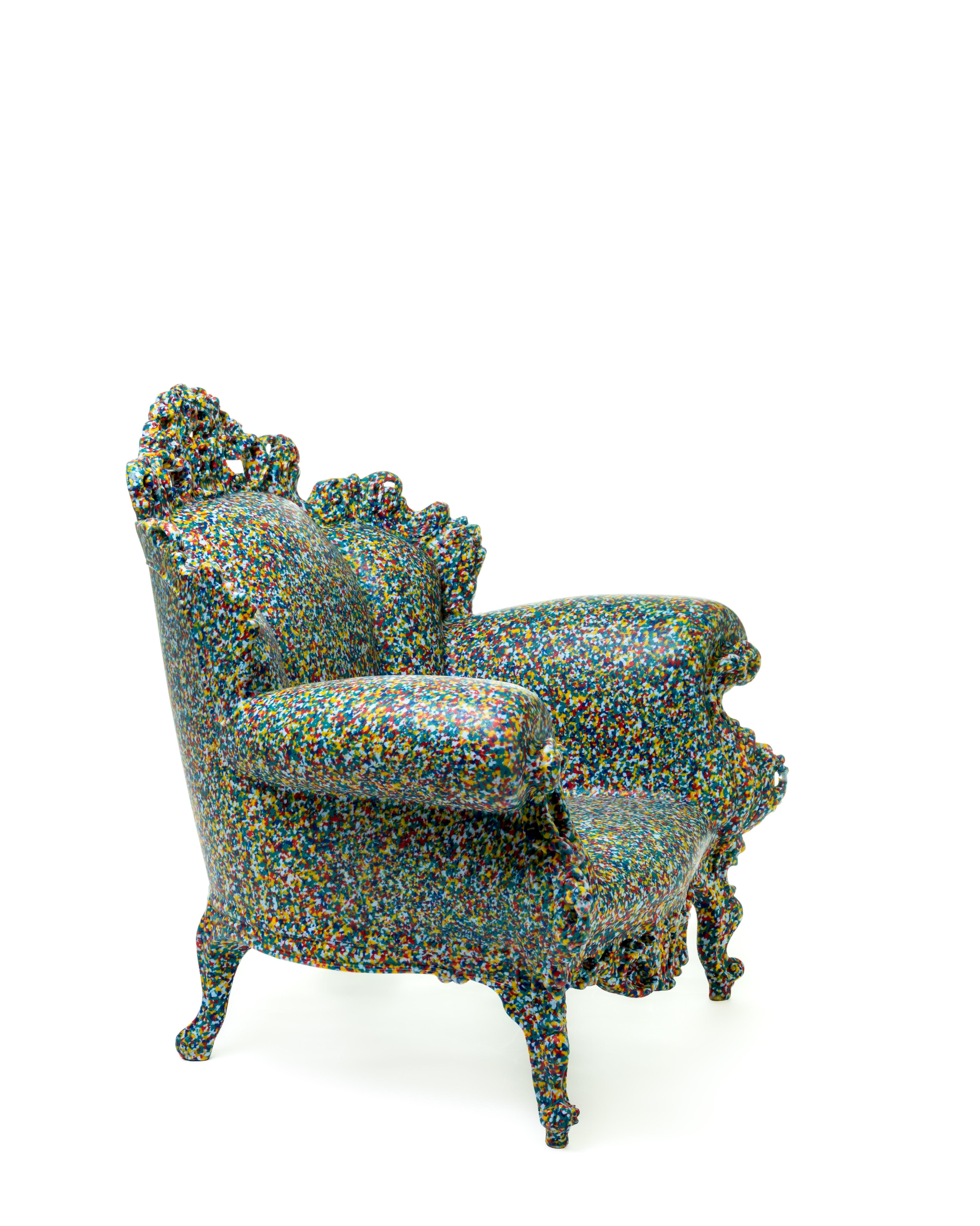 Magis Proust: niedriger Stuhl in mehrfarbigem Design von Alessandro Mendini im Angebot 11
