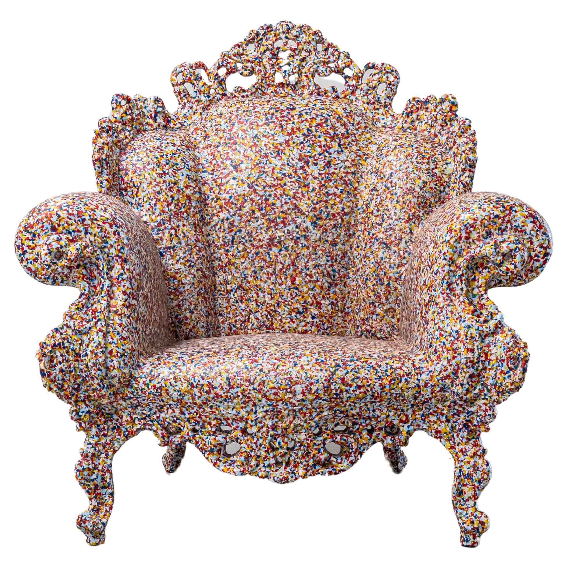 Magis Proust: niedriger Stuhl in mehrfarbigem Design von Alessandro Mendini im Angebot