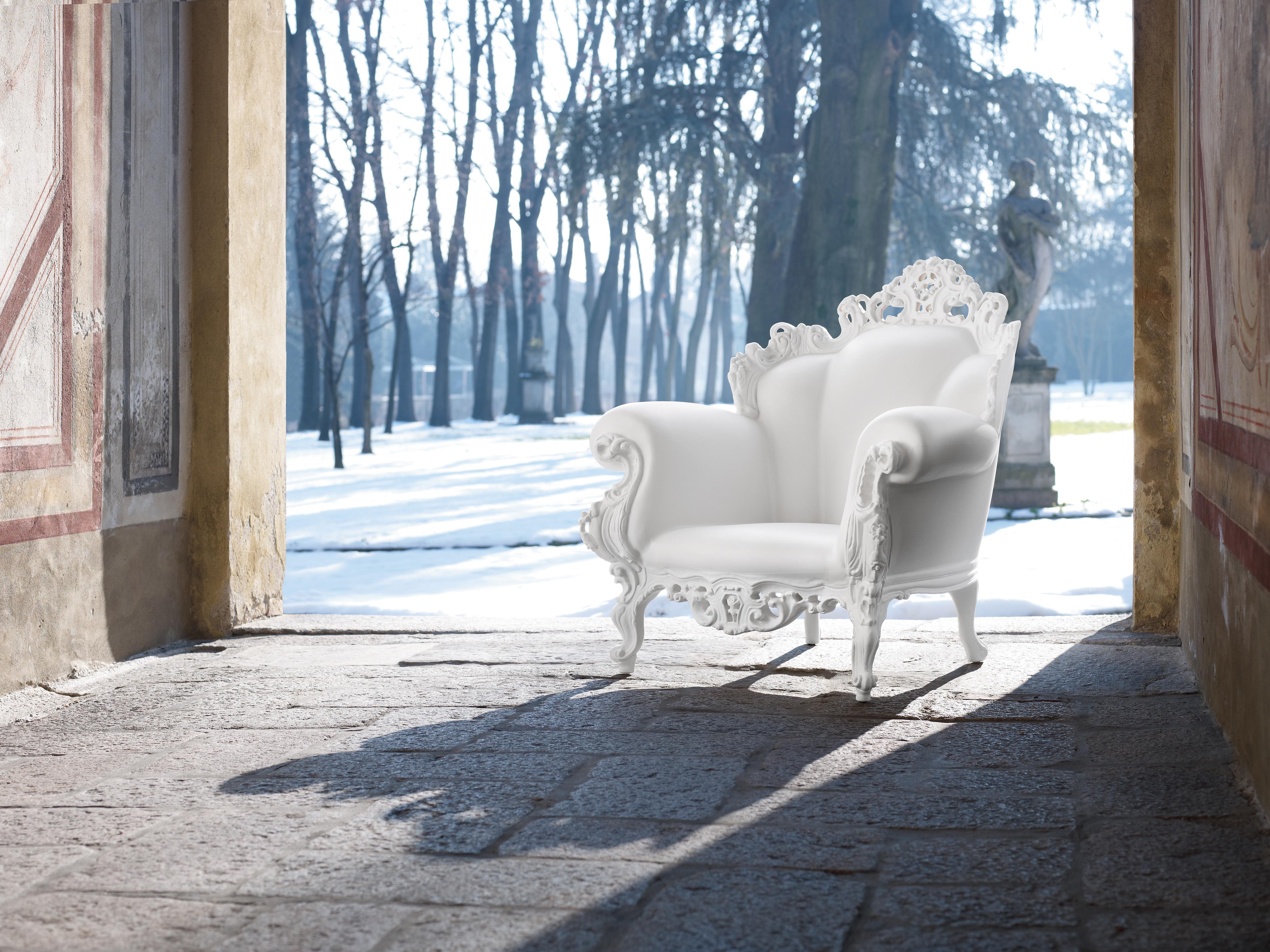 Magis Proust: niedriger Stuhl in Weiß von Alessandro Mendini (Italienisch) im Angebot