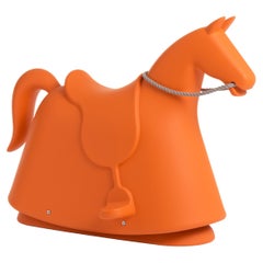 Magis Rocky Rocking Horse for kids/Rocking chair for kids - Marc Newson - Orange