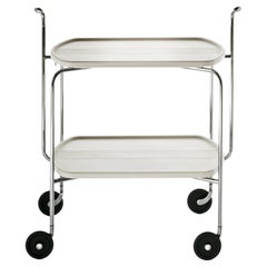 Magis Transit Klappbarer Bar-/Servierwagen von David Mellor, verchromter Stahl