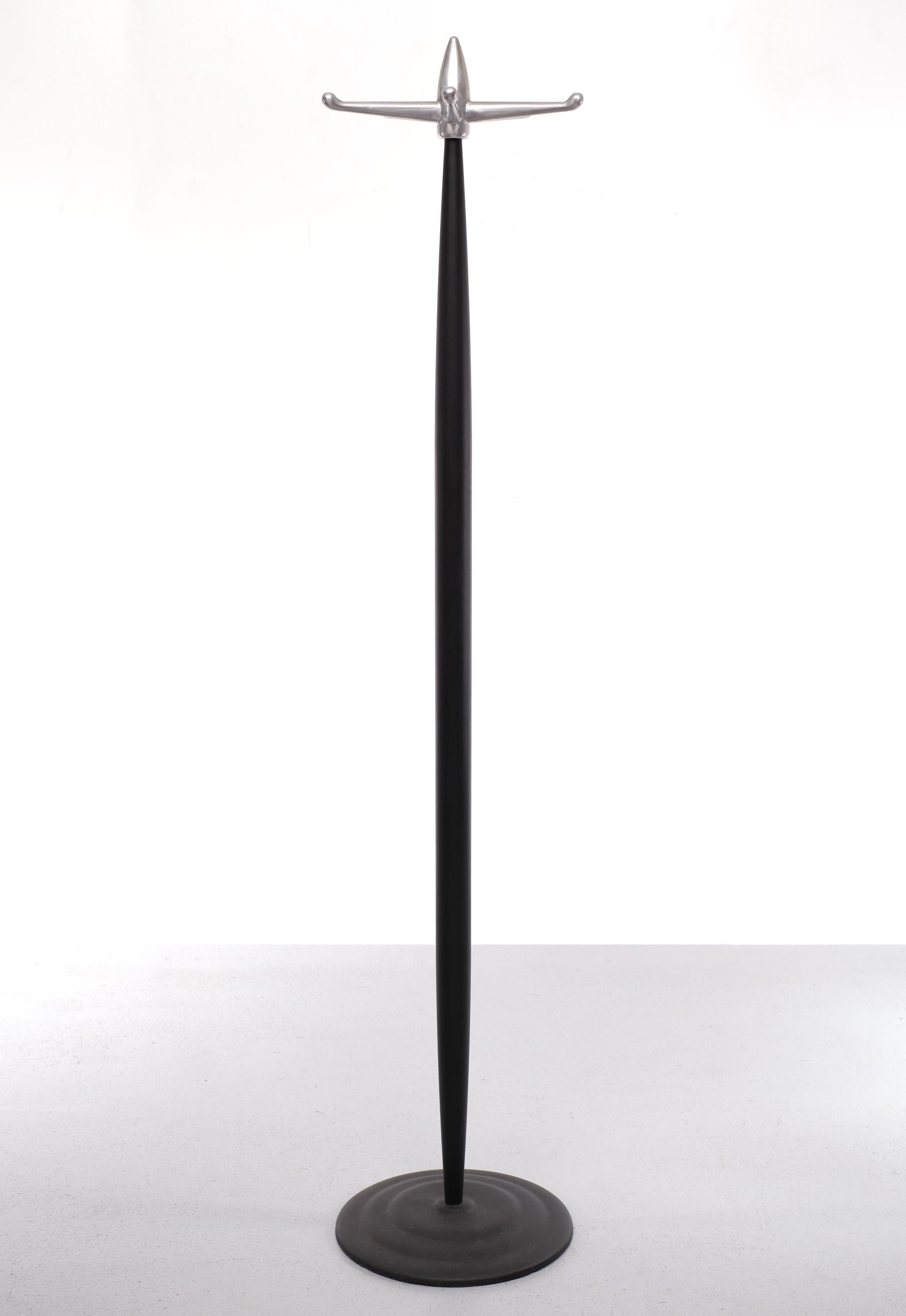 Aluminum Magis Wiking Coat Stand in Black by Toshiyuki Kita, Italy, 1990s  For Sale