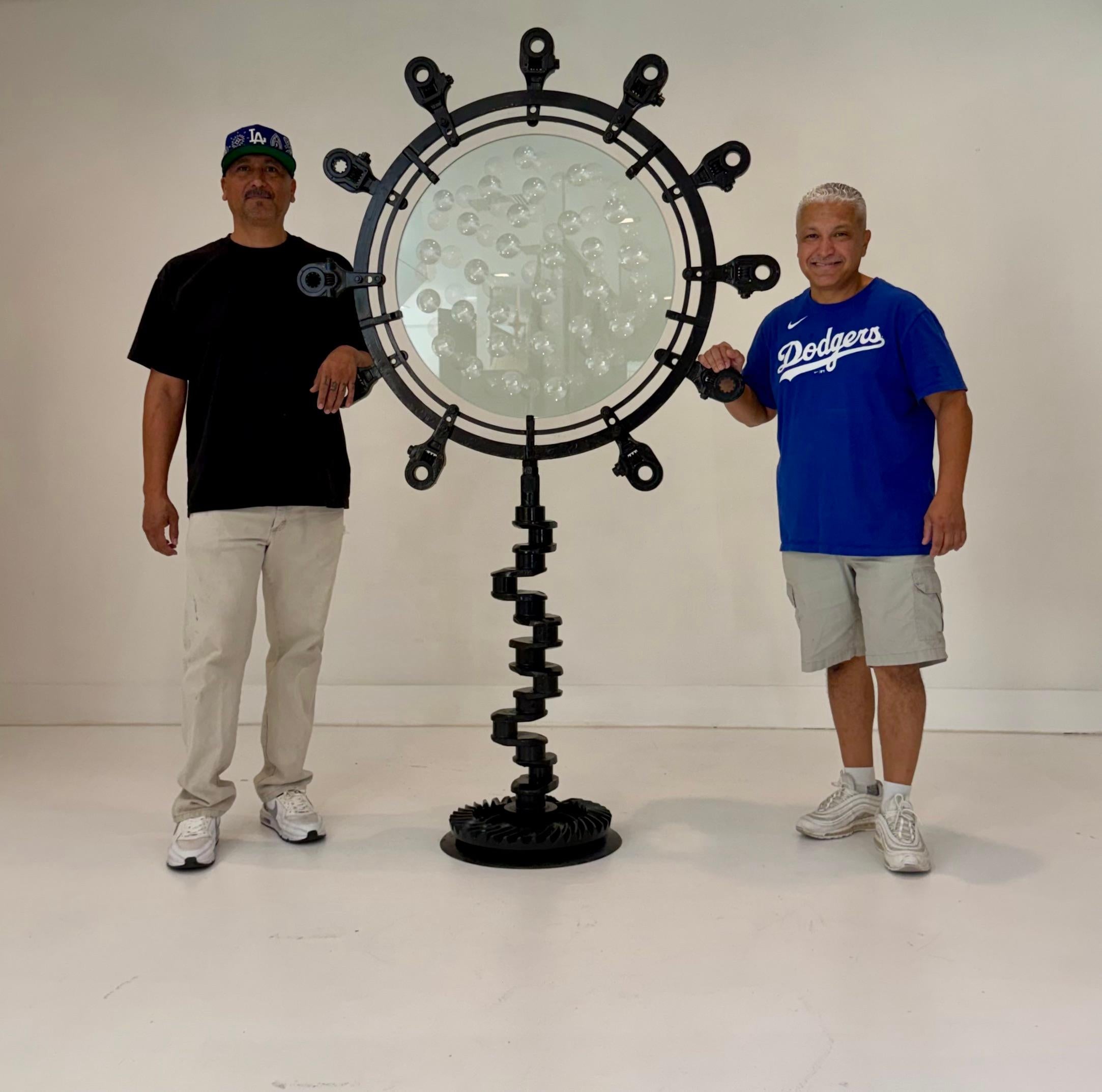 “Magiscope” Sculpture After Bejar, Signed EM and Dated 2008 For Sale 6