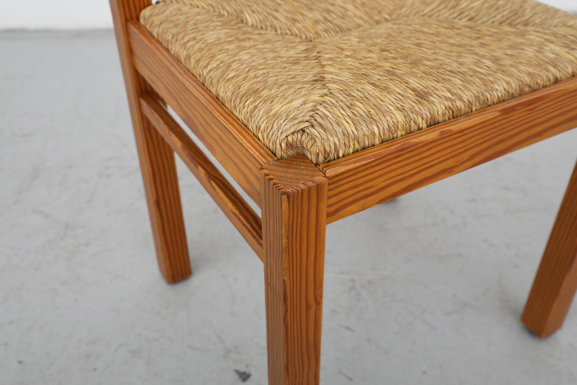 Single Magistretti Style Pine Dining Chair by Martin Visser for 't Spectrum For Sale 5