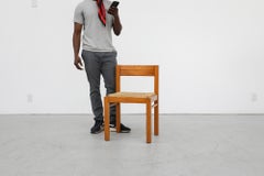 Single Magistretti Style Pine Dining Chair by Martin Visser for 't Spectrum