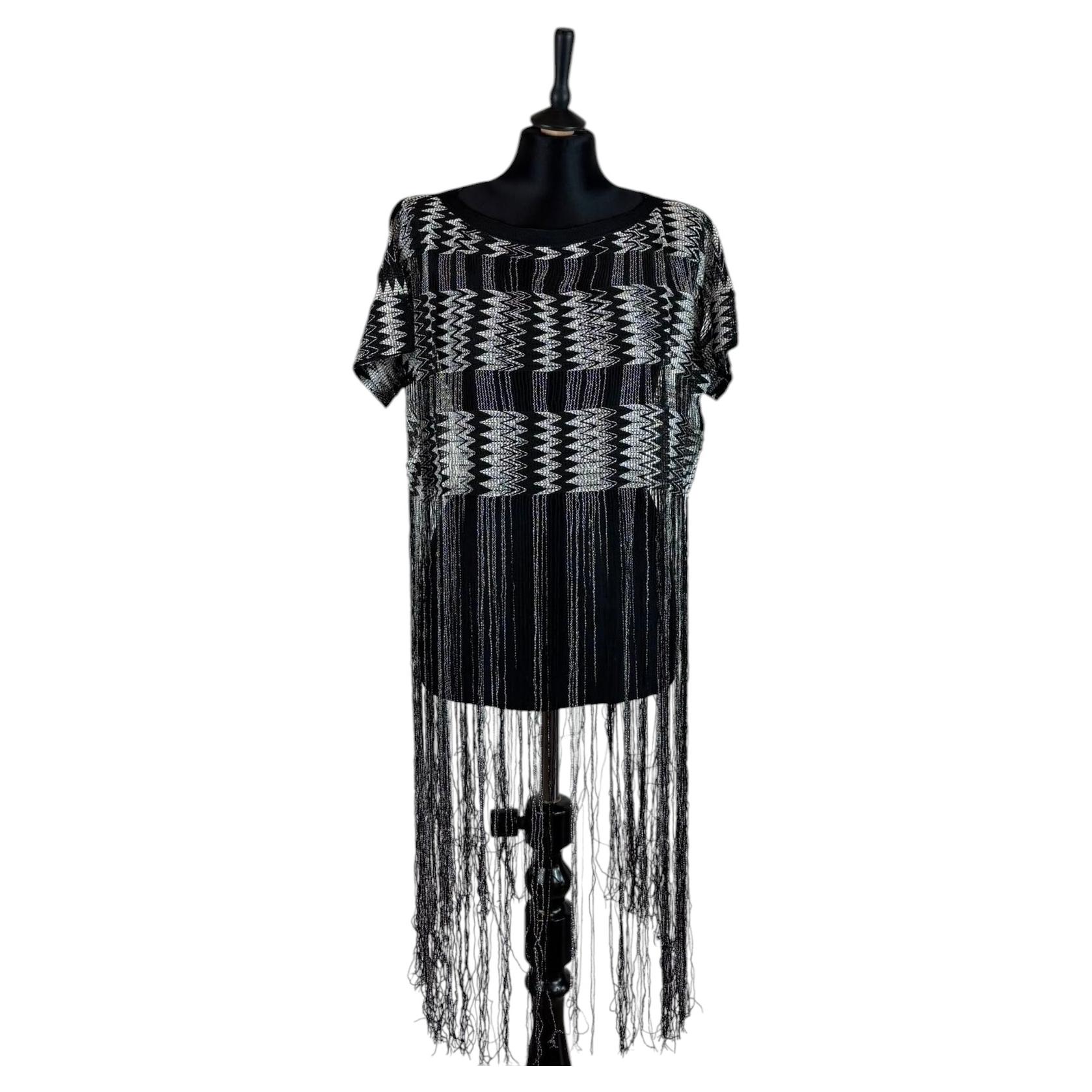Jersey con flecos de Missoni en venta