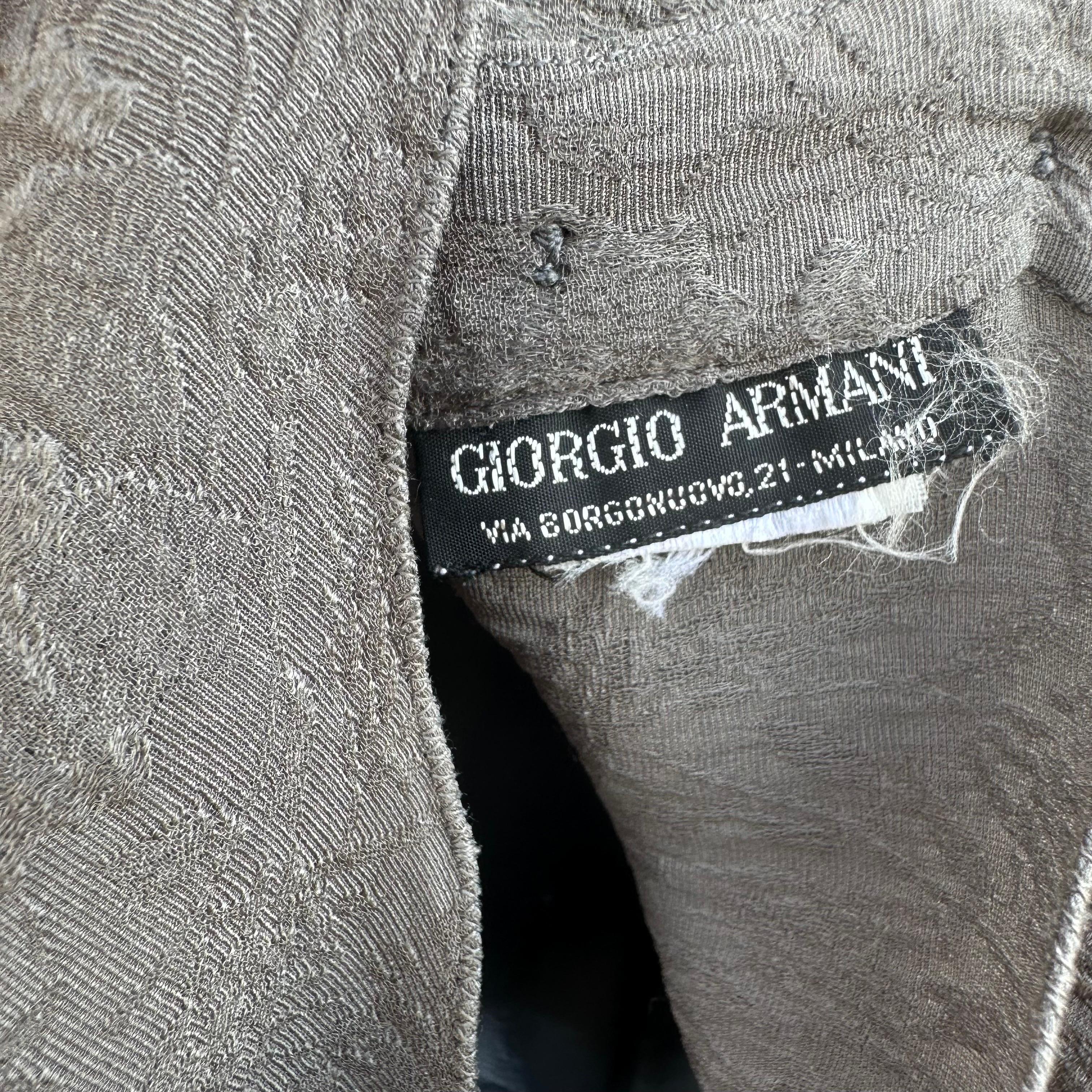 Women's Maglia in seta Giorgio Armani con ricami  For Sale