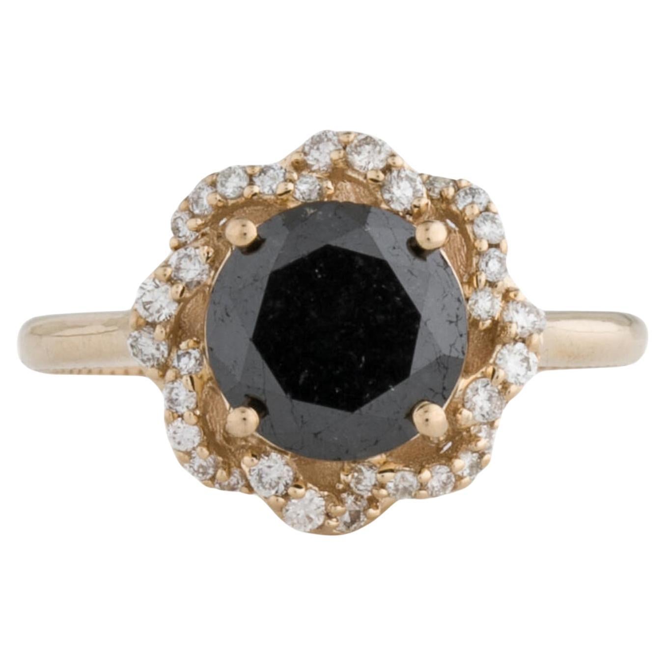 Elegant 14K Diamond Cocktail Ring, 2.09ctw, Size 6.75 - Statement Jewelry Piece For Sale