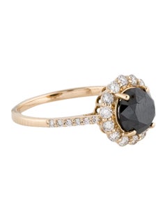Exquisite 14K Gold Diamond Engagement Ring 1.74ct - Size 6.75 - Timeless Luxury