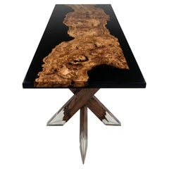 Magma Bois Déchiré Skulpturaler Esstisch von Meubles Thouret