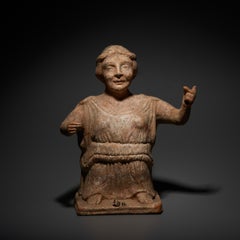 Magna Graecia Figure of a woman with dwarfism in terracotta