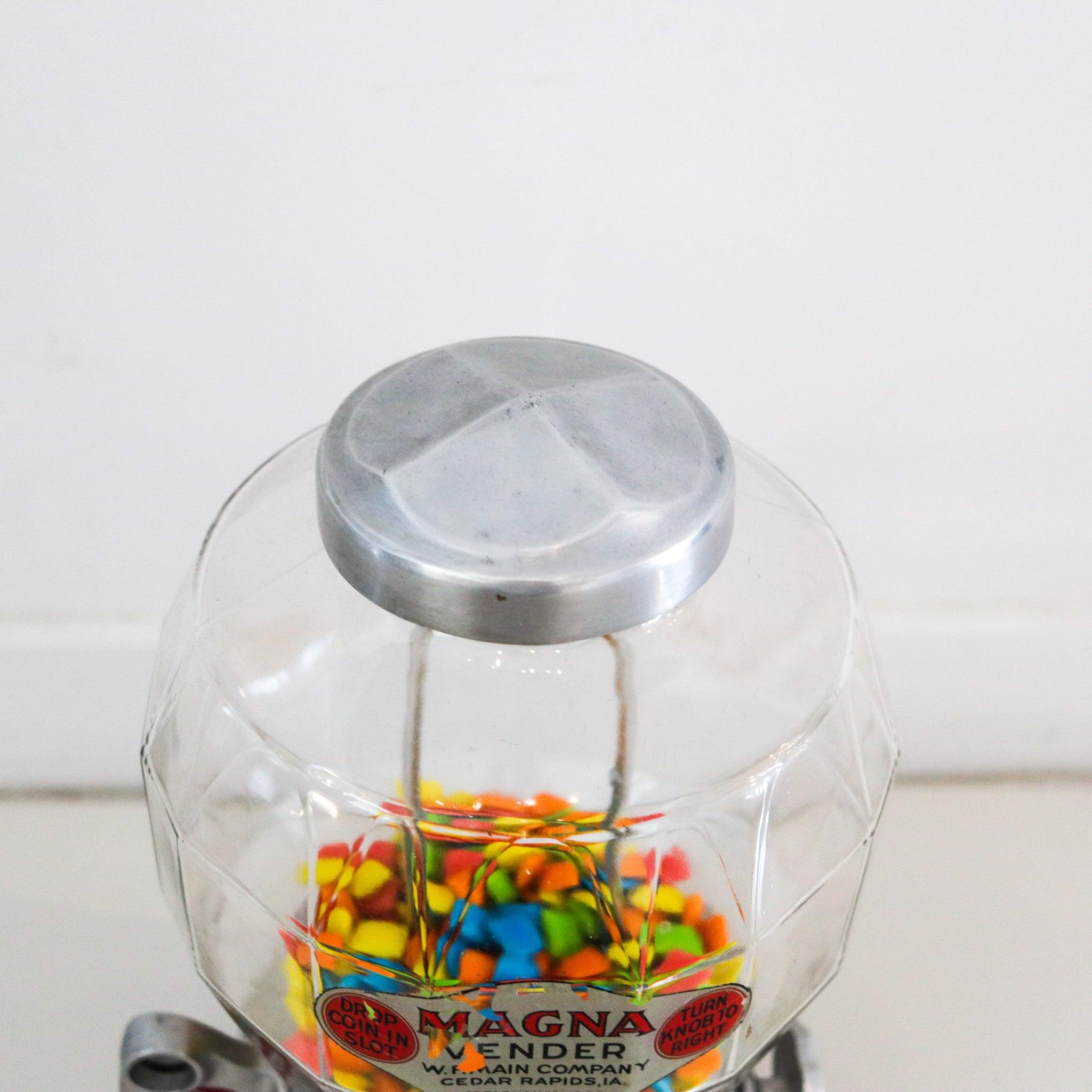 VENDEDORA MAGNA 1930 Art-Deco Máquina expendedora de mostrador de 1 céntimo para cacahuetes y caramelos en Excelente estado para la venta en Miami, FL