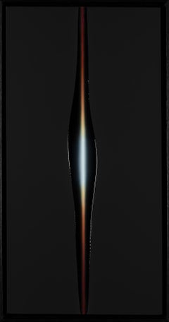 Ayin #1 - Resin and acrylic monochromatic painting by Magnakobo