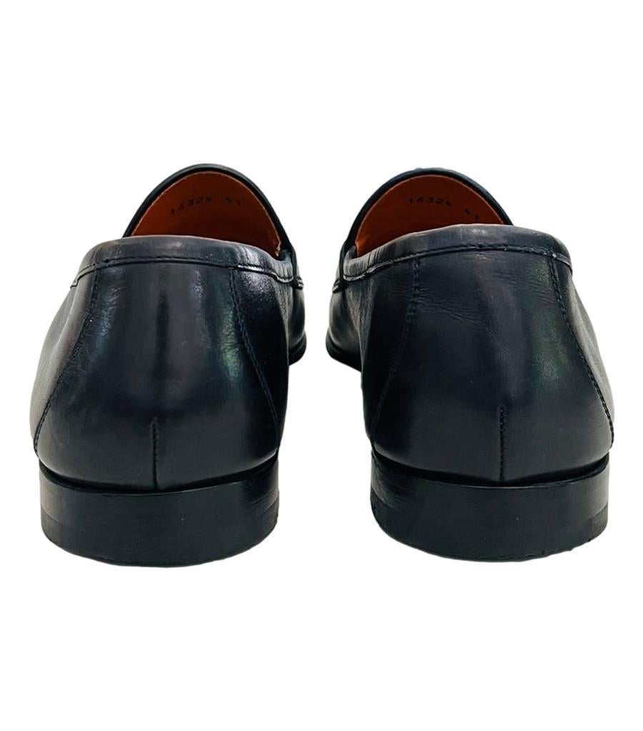 Magnanni Croc Embossed Leather Loafers In Good Condition For Sale In London, GB