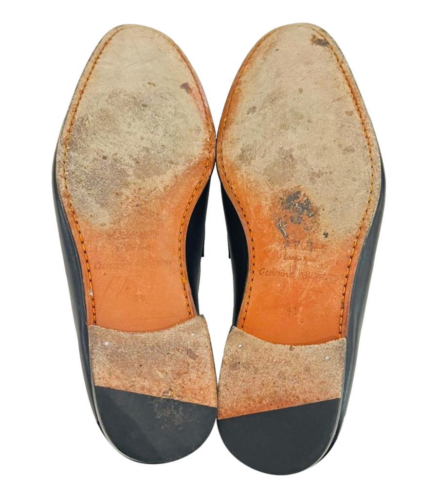 Women's Magnanni Croc Embossed Leather Loafers For Sale