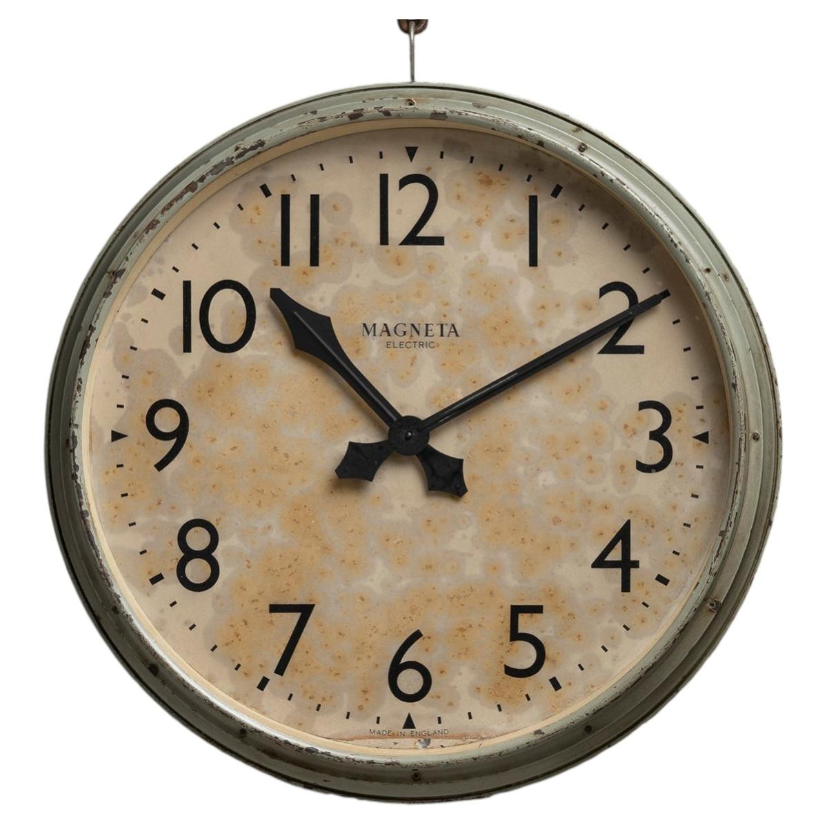 Magneta Railway Clock, England 1940
