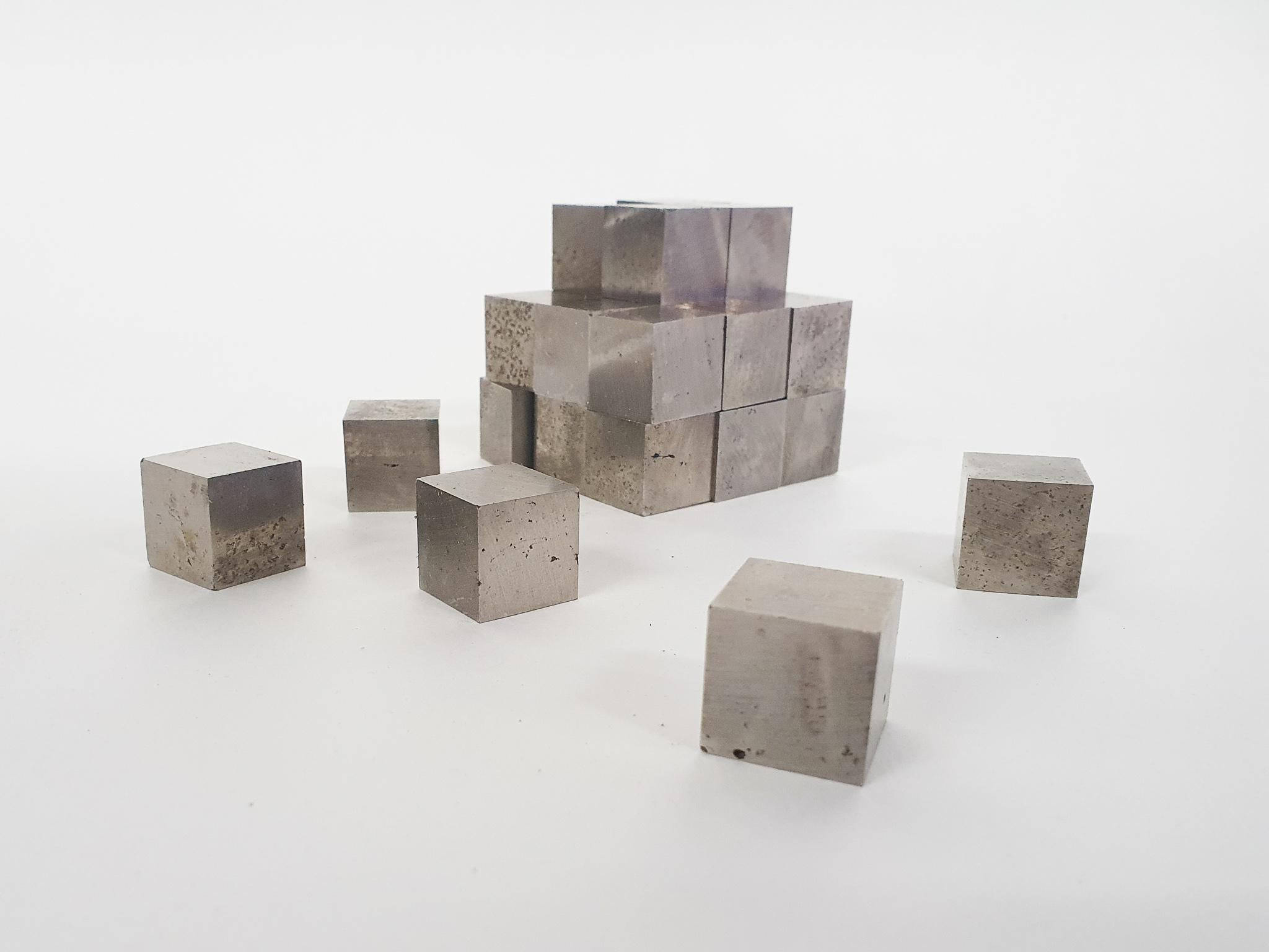 Mid-Century Modern Magnetic Blocks, Rubiks Cube