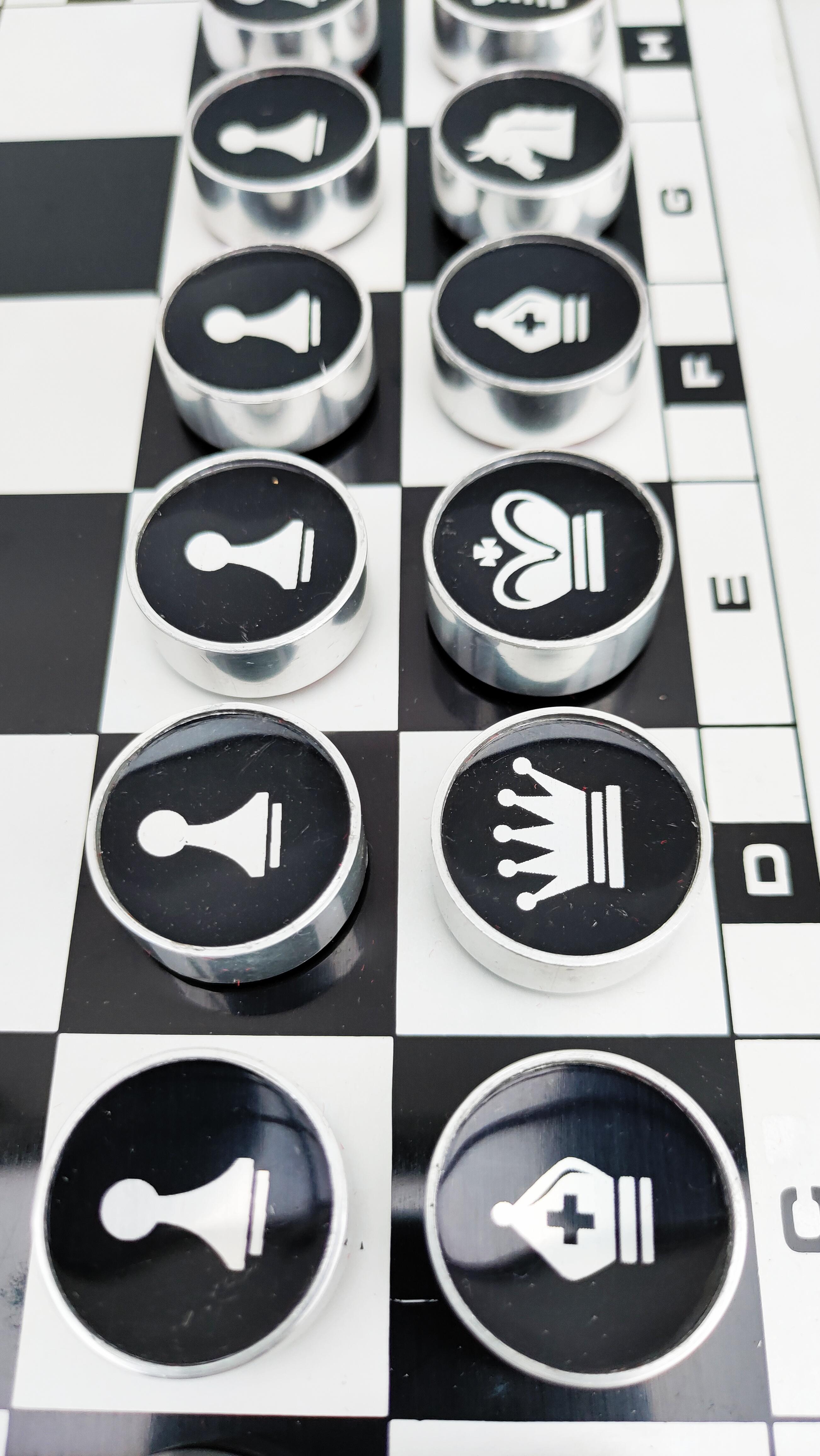 Magnetic Chess Game, France, 1970s 5