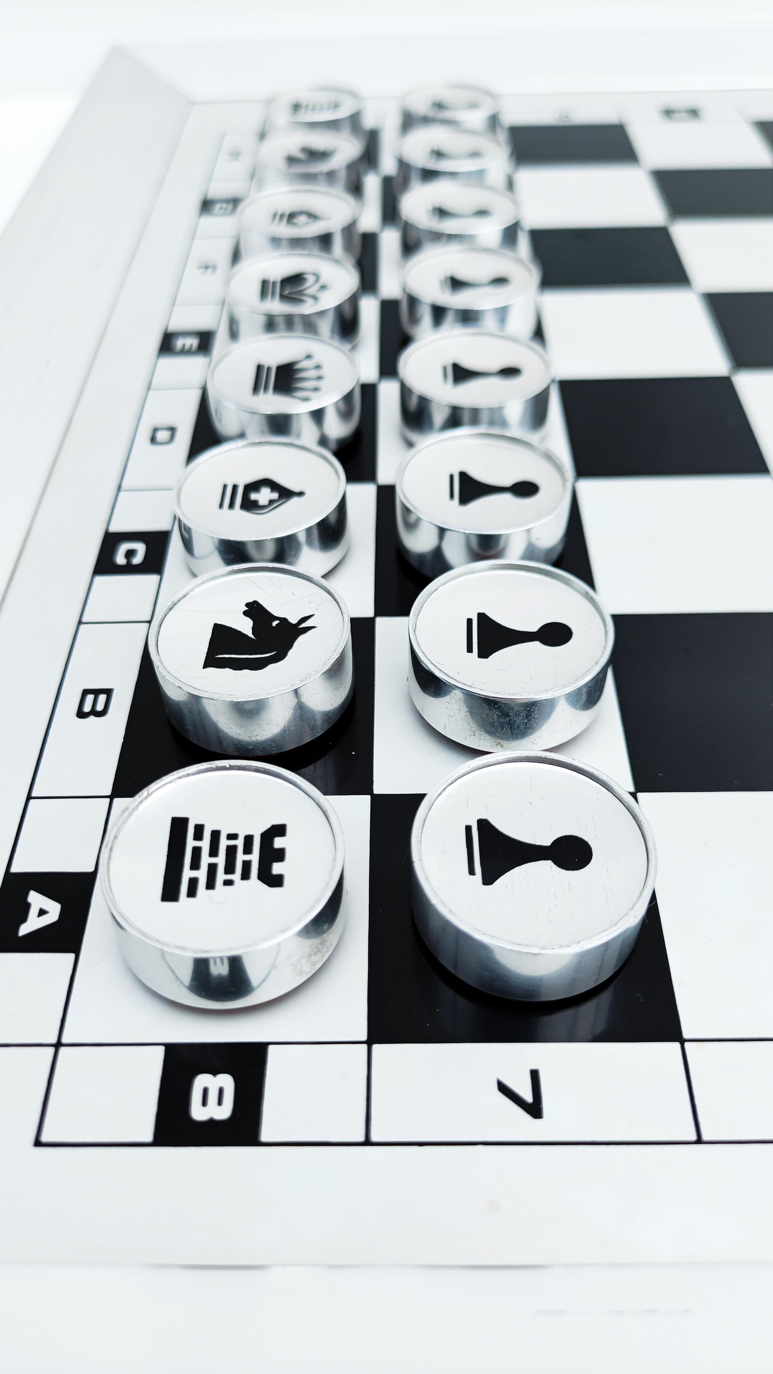 Magnetic Chess Game, France, 1970s 6