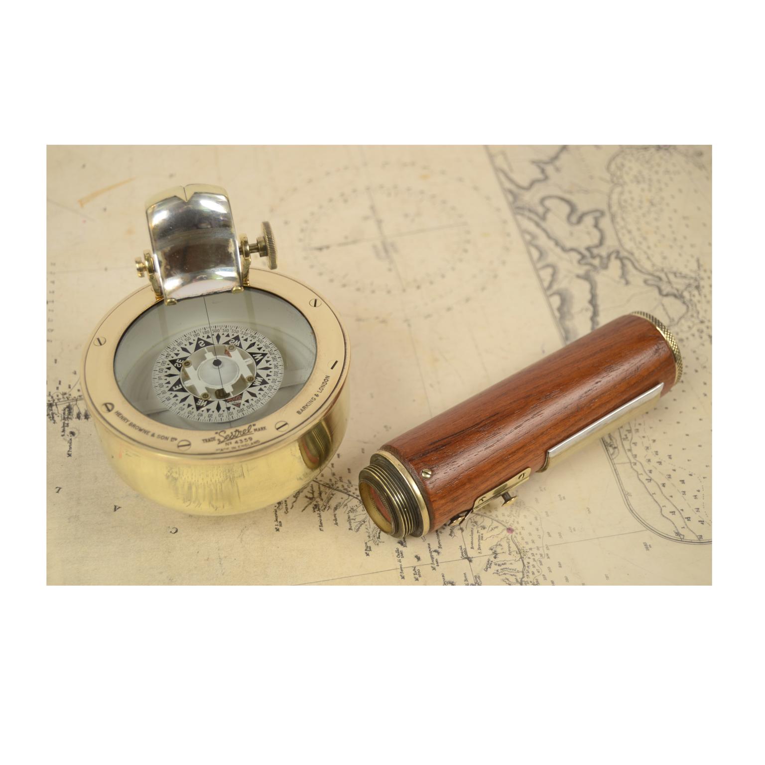 Magnetic Compass Signed Henry Browne & Son Ltd Sestrel, Early 20th Century 4