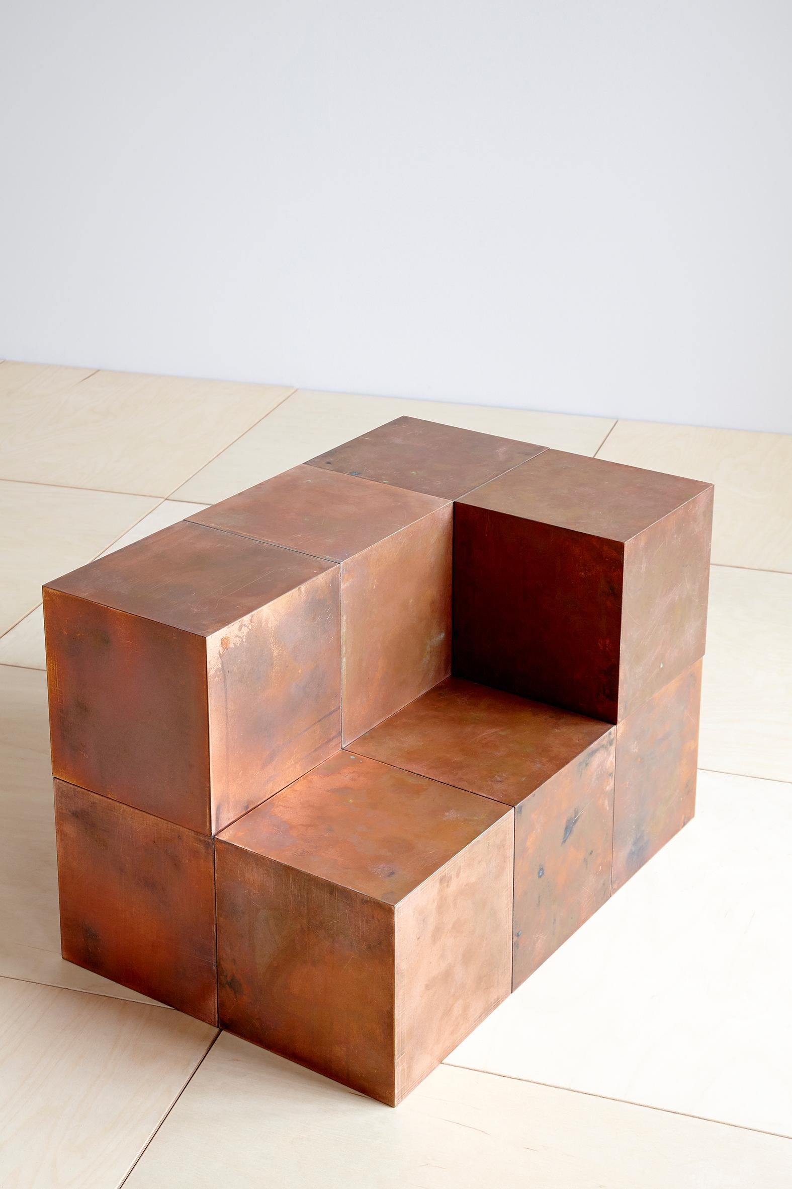 Contemporary Magnetic Copper Cubes For Sale