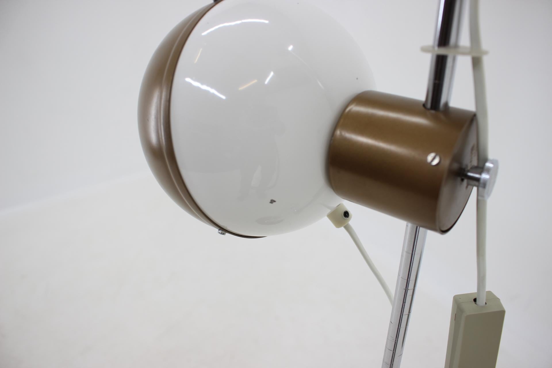Czech Magnetic Double Eye Ball Floor Lamp, 1970s