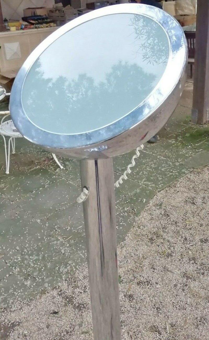 Italian Magnetic Floor Lamp in Steel Design Goffredo Reggiani, 1970s For Sale